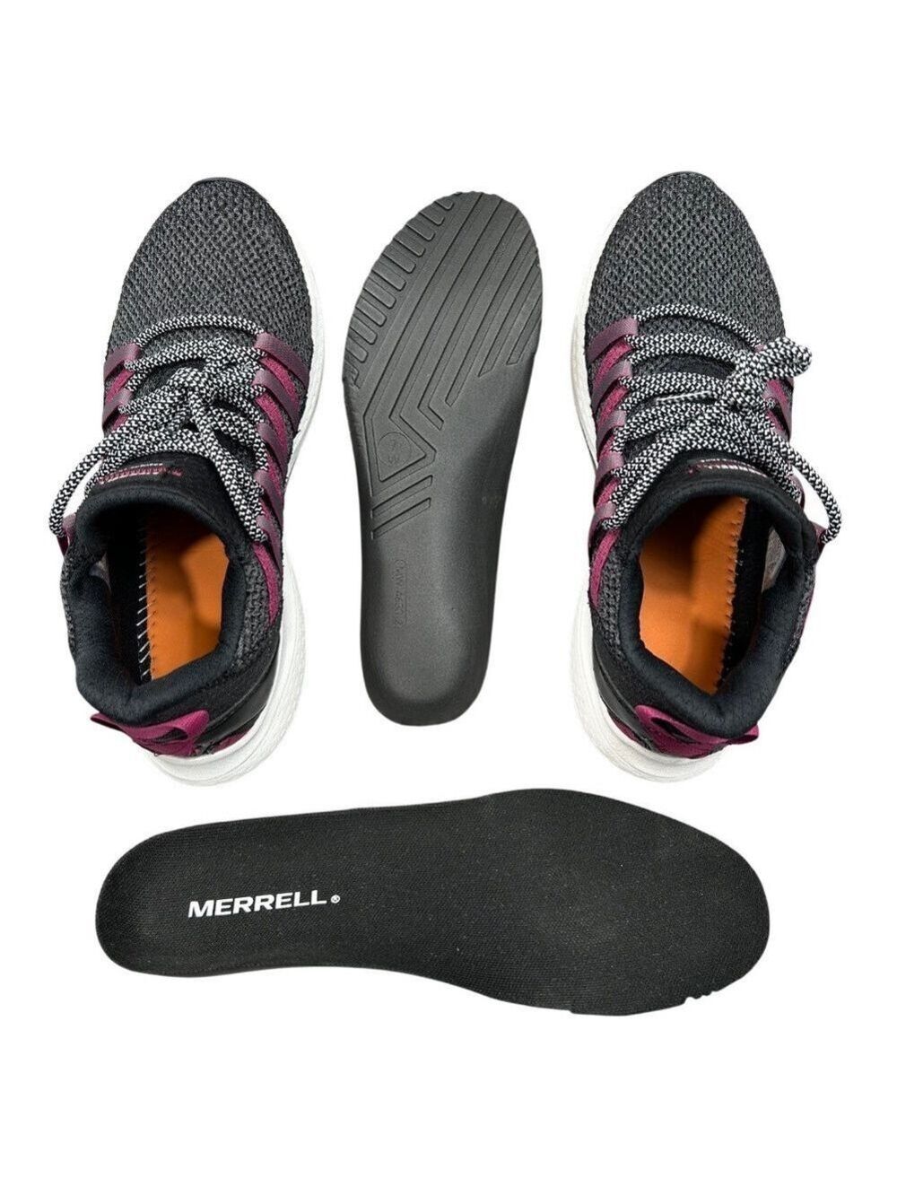 Merrell Women's Bravada Edge Black Fuchsia Hiking Trail Sneaker Shoes Size 7 - Picture 3 of 10